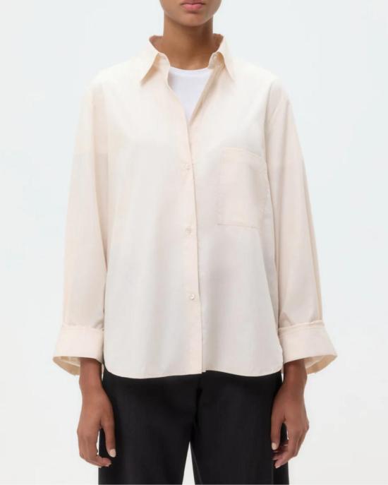  티더블유피 반팔 티셔츠 Twp Next Morning 셔츠 핑크 틴트 - TWP