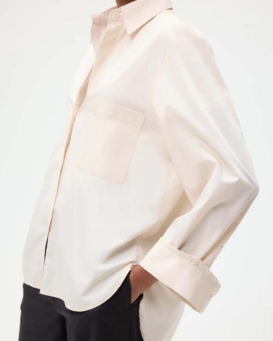  티더블유피 반팔 티셔츠 Twp Next Morning 셔츠 핑크 틴트 - TWP