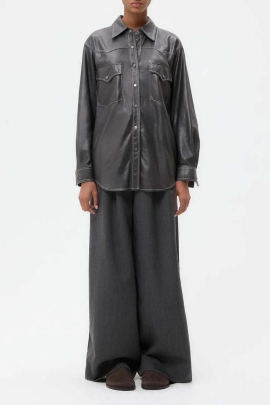  티더블유피 가죽 자켓 Twp 가죽 더튼 셔츠 어반 시크