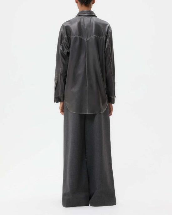  티더블유피 가죽 자켓 Twp 가죽 더튼 셔츠 어반 시크 - TWP