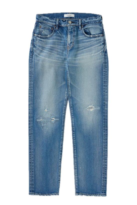  마우지 데님 팬츠 무시 브리지빌 슬림 스트레이트 진 - MOUSSY