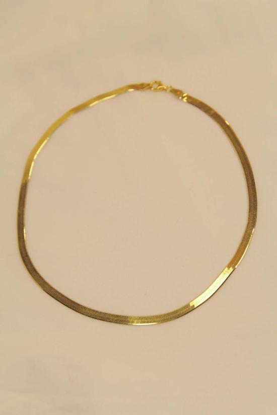  더 엔케이씨 스토어 목걸이/팬던트 Nkc 스토어 투톤 스네이크 체인 목걸이 - The NKC Store