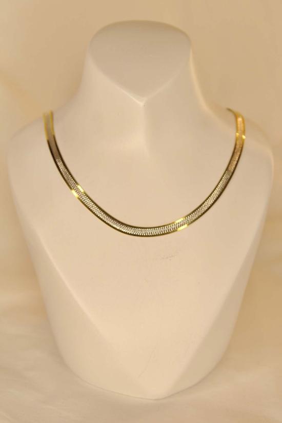  더 엔케이씨 스토어 목걸이/팬던트 Nkc 스토어 투톤 스네이크 체인 목걸이 - The NKC Store