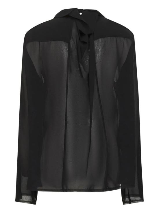 25FW MM6 메종마르지엘라 셔츠 S62DT0049M35468 63514 900 BLACK - MM6 MAISON MARGIELA