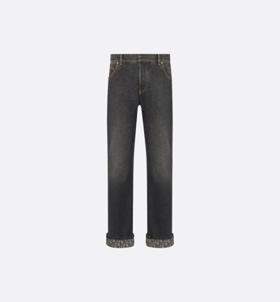  디올 데님 팬츠 552P32A3003 9108 BLACK Black