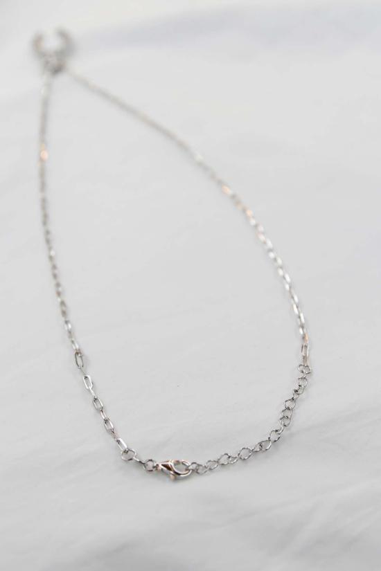  더 엔케이씨 스토어 목걸이/팬던트 Nkc 스토어 행운의 크리스탈 목걸이 스털링 실버 목걸이 - The NKC Store