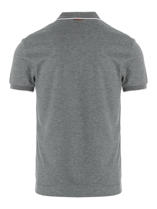  에르메네질도제냐 폴로 티셔츠 E7358A5B746K95 Grey - ERMENEGILDO ZEGNA