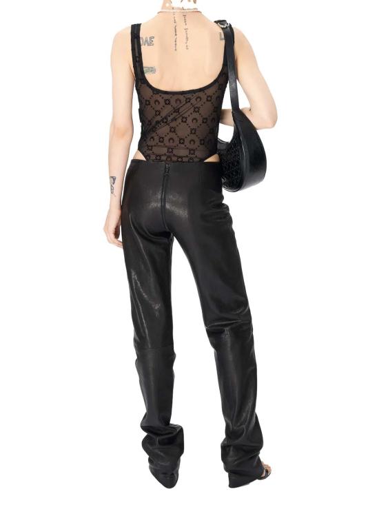  마린세르 바디수트 티셔츠 WUW061ACJER0005BK99 Black - MARINE SERRE