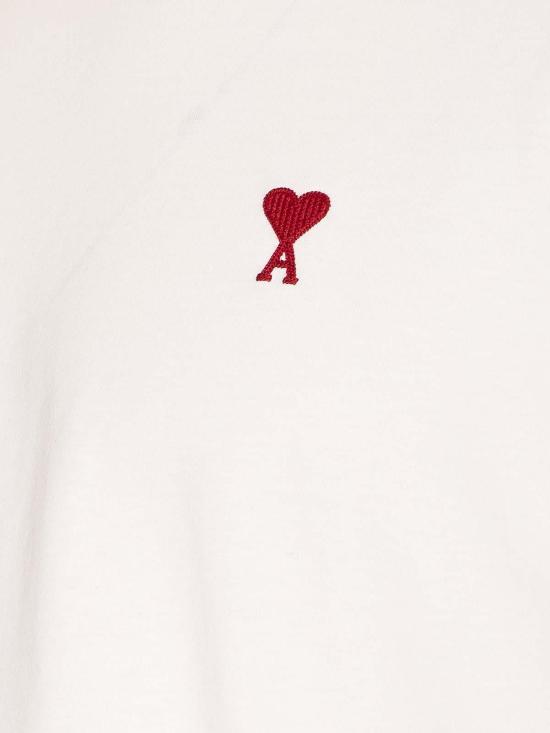 26SS 아미 스몰 하트 로고 티셔츠 BFUTS035724100 White - AMI