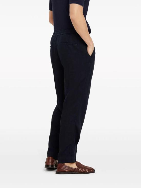 26SS 브루넬로 쿠치넬리 스트레이트 팬츠 M243DE1710C2517 Dark Blue - BRUNELLO CUCINELLI