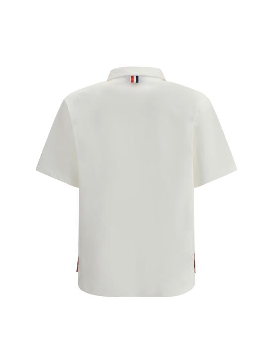 25FW 톰브라운 폴로 티셔츠 MJP230EJ0235 100 WHITE - THOM BROWNE