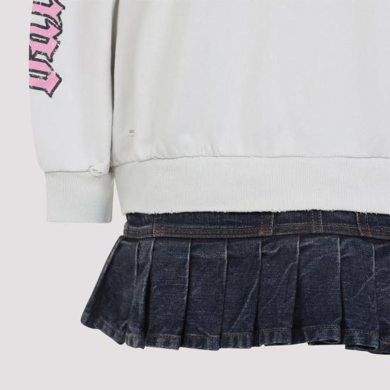 25FW 발렌시아가 미디 원피스 838718 TSVW5 9012 WHITE - BALENCIAGA