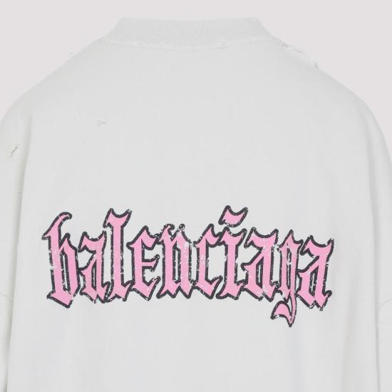 25FW 발렌시아가 미디 원피스 838718 TSVW5 9012 WHITE - BALENCIAGA