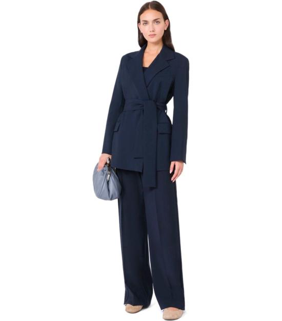 25FW 위켄드막스마라 코트 2525046031600 001 40 Blue - WEEKEND MAX MARA