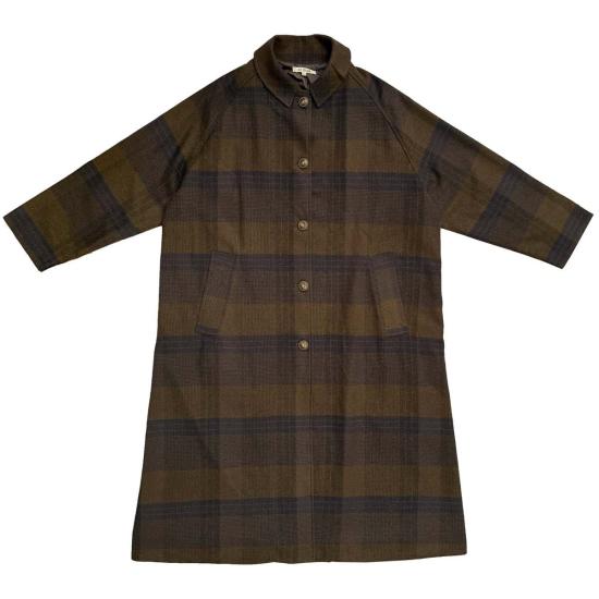  알리 골든 트렌치 코트 뉴 플레드 트렌치