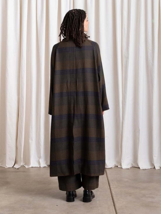  알리 골든 트렌치 코트 뉴 플레드 트렌치 - ALI GOLDEN