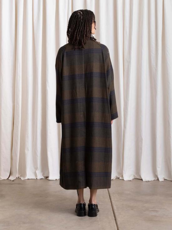  알리 골든 트렌치 코트 뉴 플레드 트렌치 - ALI GOLDEN