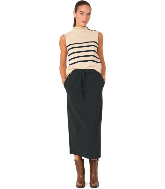 25FW 위켄드막스마라 롱 스커트 2525776011600 005 XS Black - WEEKEND MAX MARA