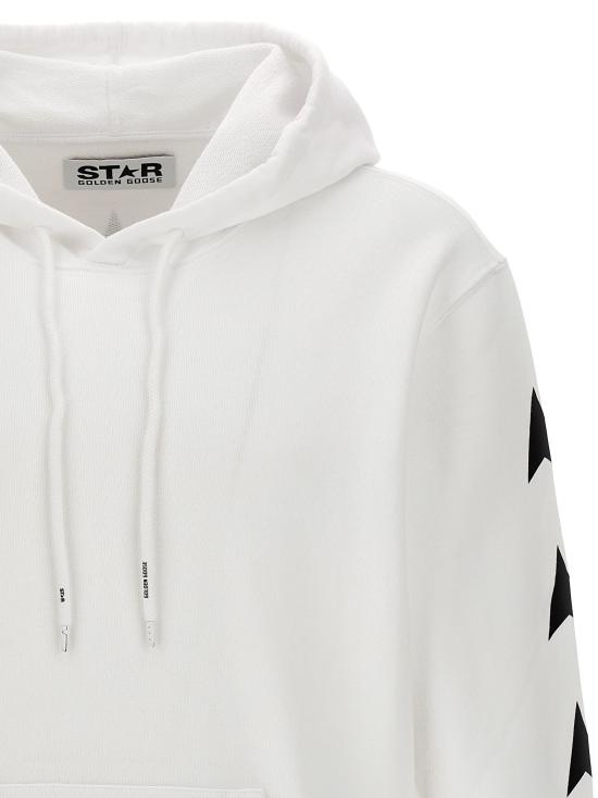 25FW 골든구스 긴팔 티셔츠 GMP01224P0005341065810658 White Black - GOLDEN GOOSE