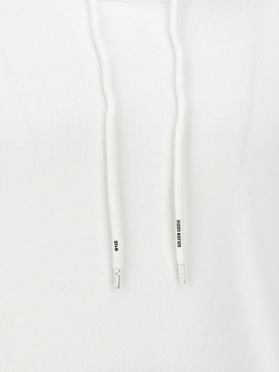 25FW 골든구스 긴팔 티셔츠 GMP01224P0005341065810658 White Black - GOLDEN GOOSE