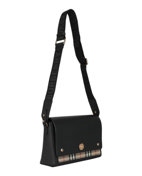  버버리 NOTE 노트 빈티지 체크 크로스백 8021110 00002 NS Black - BURBERRY