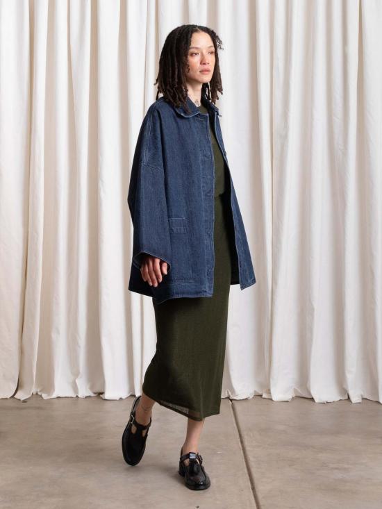  알리 골든 데님 자켓 오버사이즈 셔츠 재킷 - ALI GOLDEN