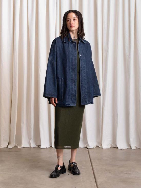  알리 골든 데님 자켓 오버사이즈 셔츠 재킷 - ALI GOLDEN