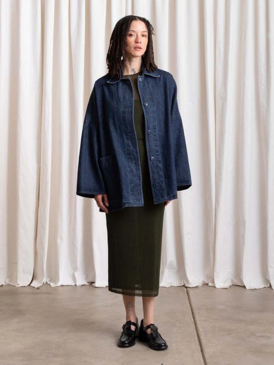  알리 골든 데님 자켓 오버사이즈 셔츠 재킷 - ALI GOLDEN