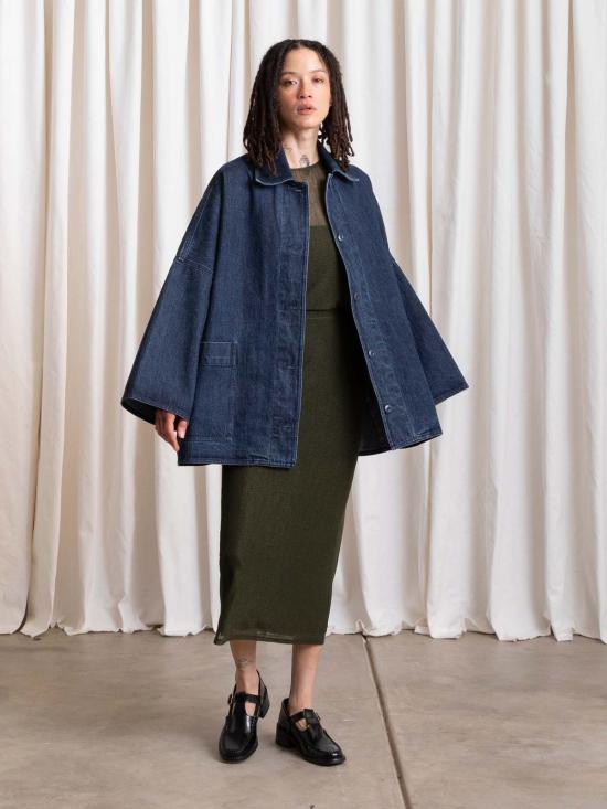  알리 골든 데님 자켓 오버사이즈 셔츠 재킷 - ALI GOLDEN