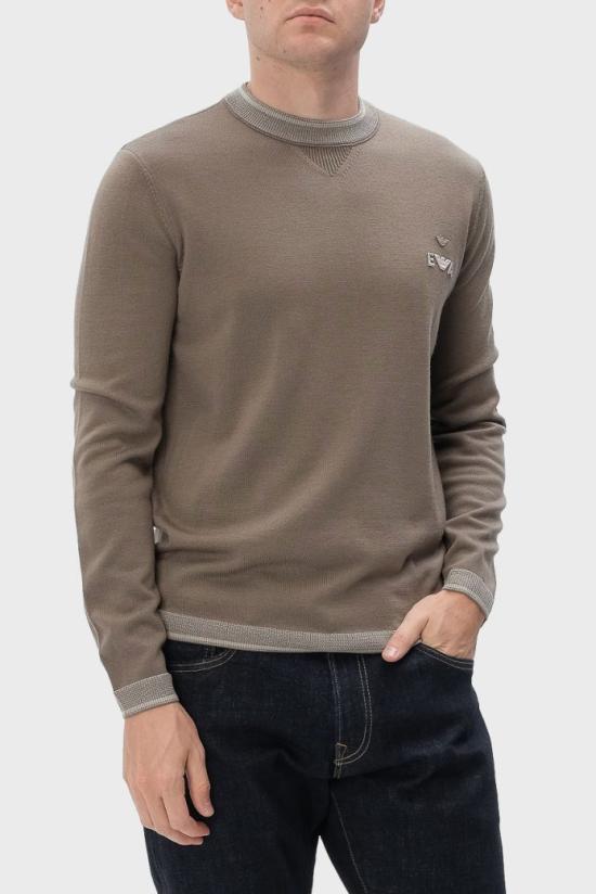 25FW 엠포리오 아르마니 스웨터 EM003387 AF14697 U6189 Beige