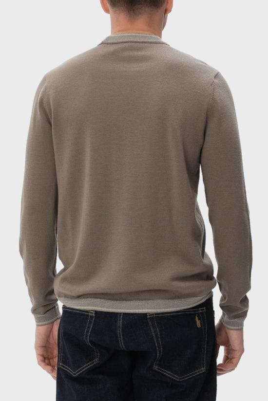 25FW 엠포리오 아르마니 스웨터 EM003387 AF14697 U6189 Beige - EMPORIO ARMANI