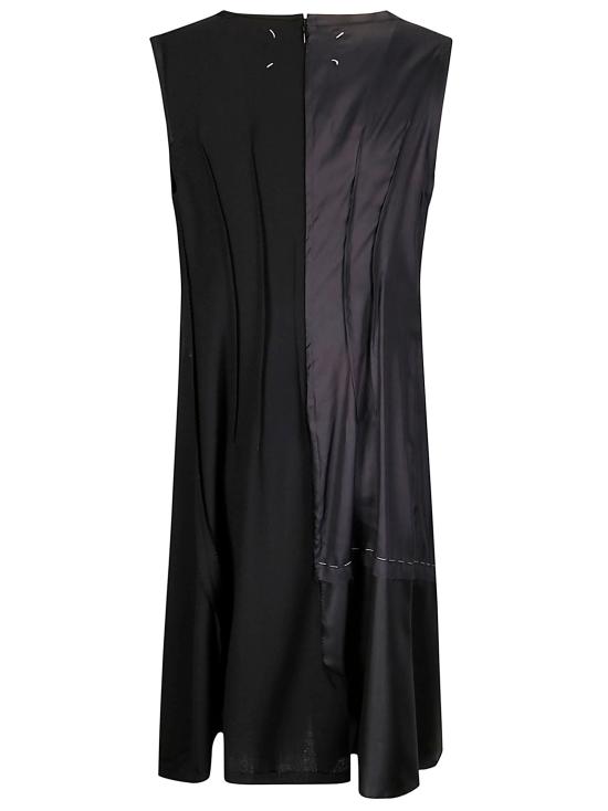 25FW 마르지엘라 미디 원피스 S51DD0042MTN092 900 BLACK - MAISON MARGIELA