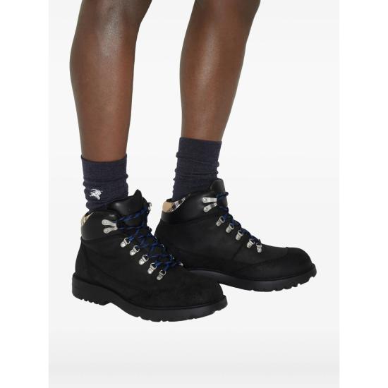 25FW 버버리 스웨이드 무어 하이킹 부츠 8111674 MF MOOR A1189 BLACK - BURBERRY