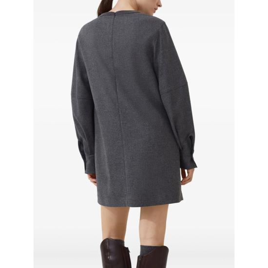 25FW 브루넬로 쿠치넬리 원피스 MB162AFB61 C032 GREY - BRUNELLO CUCINELLI