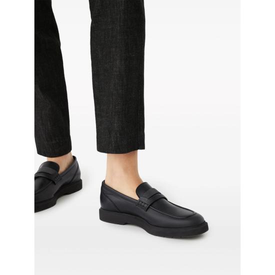 25FW 브루넬로 쿠치넬리 로퍼 YZSKG2370 C101 BLACK - BRUNELLO CUCINELLI