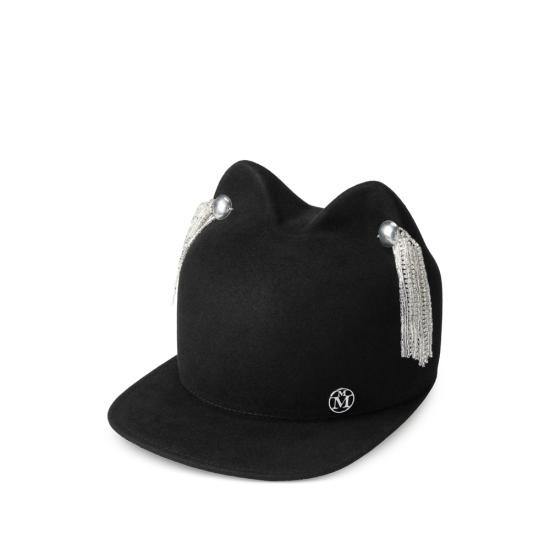 25FW 메종미셸 볼캡 1027086001 TASSLE BLACK