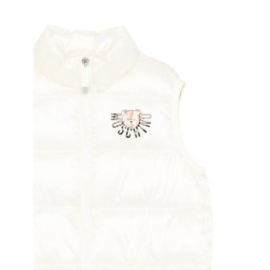 25FW [키즈] 모스키노 베스트 HQS02K L3A32 10063 WHITE - MOSCHINO