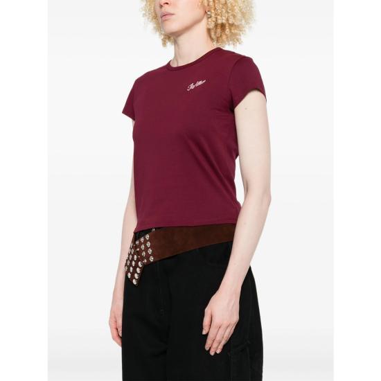 25FW 디 아티코 반팔 티셔츠 251WCT00357 JJJ025AA 114 RED - THE ATTICO