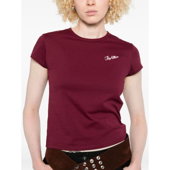 25FW 디 아티코 반팔 티셔츠 251WCT00357 JJJ025AA 114 RED - THE ATTICO