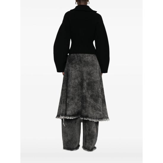 25FW 디 아티코 가디건 251WCD00009 KWS010AA 100 BLACK - THE ATTICO