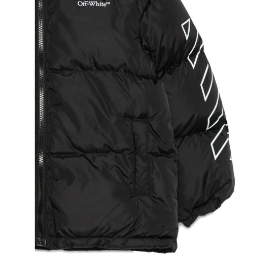 25FW [키즈] 오프화이트 패딩 OBEJ002C99FA B001 1001 BLACK - OFF WHITE