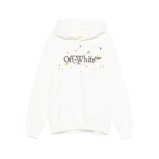 25FW [키즈] 오프화이트 니트/스웻셔츠 OBBB001F25FL E002 0110 WHITE