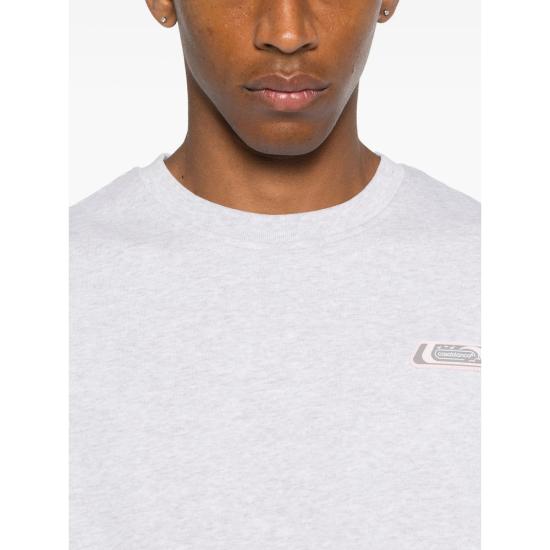 25FW 카사블랑카 반팔 티셔츠 JTS 044 02 GREY - CASABLANCA