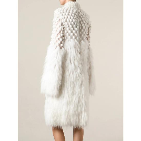  알렉산더 맥퀸 미디 원피스 364083 QDZ21 0900 WHITE - ALEXANDER MCQUEEN