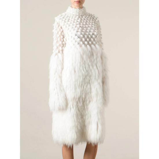 알렉산더 맥퀸 미디 원피스 364083 QDZ21 0900 WHITE - ALEXANDER MCQUEEN