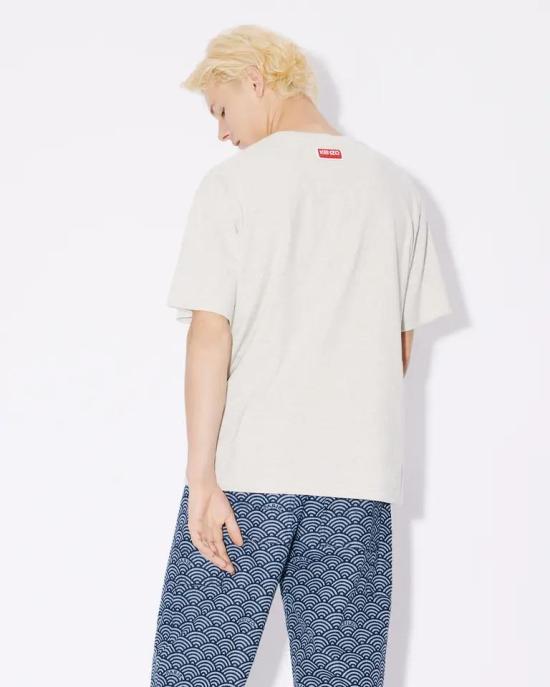  겐조 반팔 티셔츠 FE58TS0064SG 93 Pale grey - KENZO