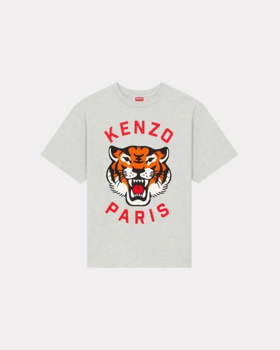  겐조 반팔 티셔츠 FE58TS0064SG 93 Pale grey