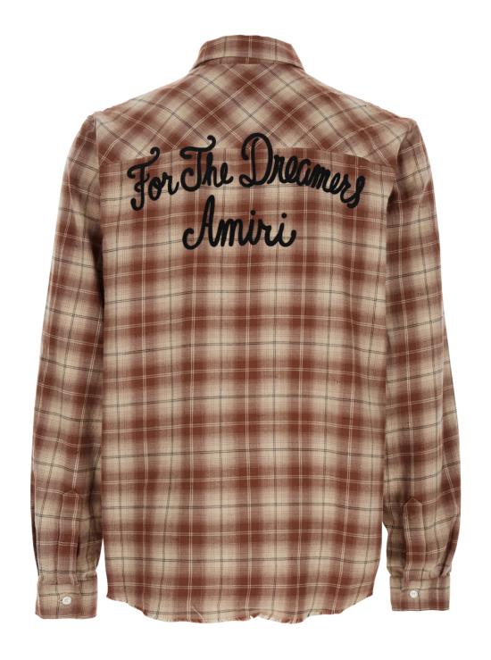 25SS 아미리 긴팔 셔츠 AMSTFL1009CHOCOLATE Brown - AMIRI
