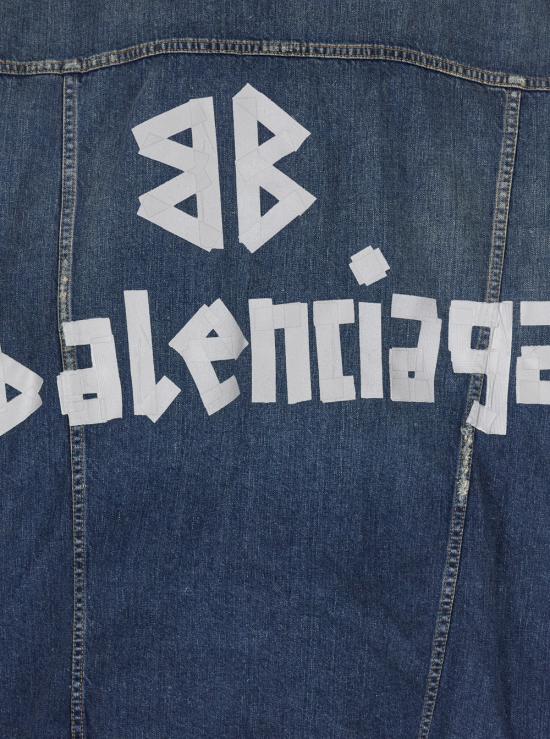 25SS 발렌시아가 데님 자켓 738738TRWA73020 Blu - BALENCIAGA