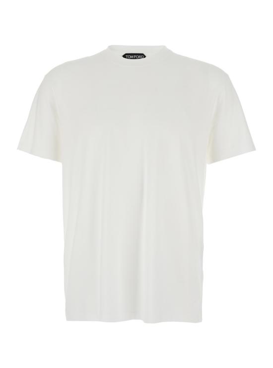 25FW 톰포드 반팔 티셔츠 JCS004JMT012AW002 White